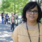 Dr. Gita Bangera on the Bellevue College campus