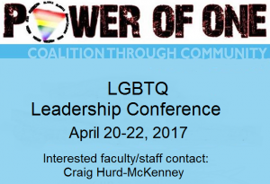 LGBTQ Leadership Conference flyer