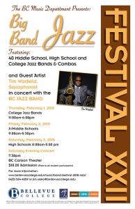 BC Jazz Band Festival Flyer