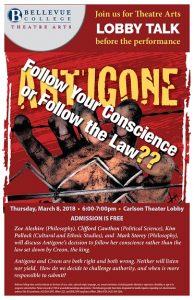 Antigone Discussion poster