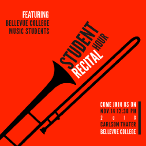 Student Recital Hour flyer